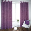 Set de Cortinas Textura Lino 2 Paños de 145 x 220 cm Morado