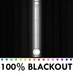 Set de Cortinas Blackout 2 Paños de 140 x 220 cm Negro