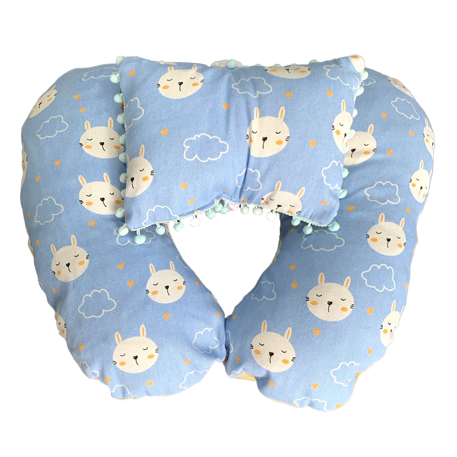 Cojin Para Embarazada Y Lactancia Conejo Azul