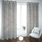 Set de Cortinas Hogar 2 Paños de 140 x 220 cm Gris