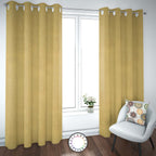 Set de Cortinas Blackout 2 Paños de 140 x 220 cm Amarillo