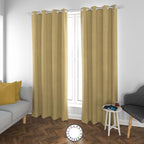 Set de Cortinas Blackout 2 Paños de 140 x 220 cm Amarillo