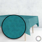 Mantel Para Mesa De Tela Color Turquesa