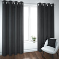 Set de Cortinas Blackout 2 Paños de 140 x 220 cm Negro