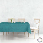 Mantel Para Mesa De Tela Color Turquesa