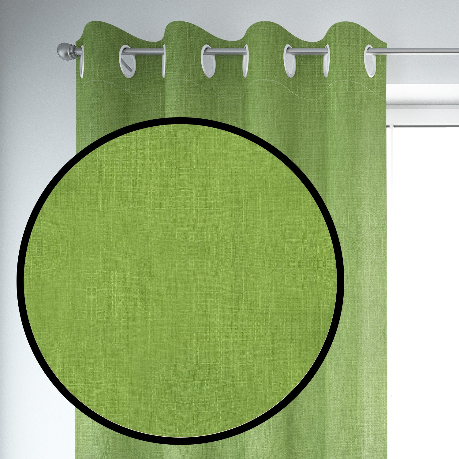 Set de Cortinas Blackout 2 Paños de 140 x 220 cm Verde