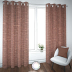 Set de Cortinas Hogar 2 Paños de 140 x 220 cm Cafe