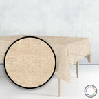 Mantel Para Mesa De Tela Color Textura Crema