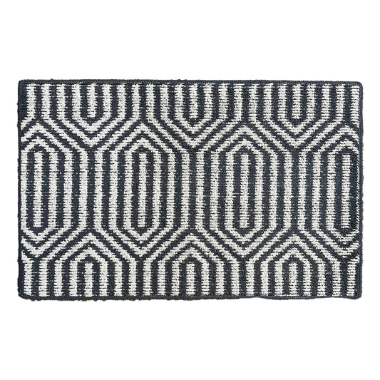 Alfombra Diseño Blanco Gris
