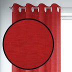 Set de Cortinas Blackout 2 Paños de 140 x 220 cm Rojo