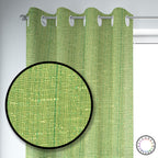 Set de Cortinas Hogar 2 Paños de 140 x 220 cm Verde