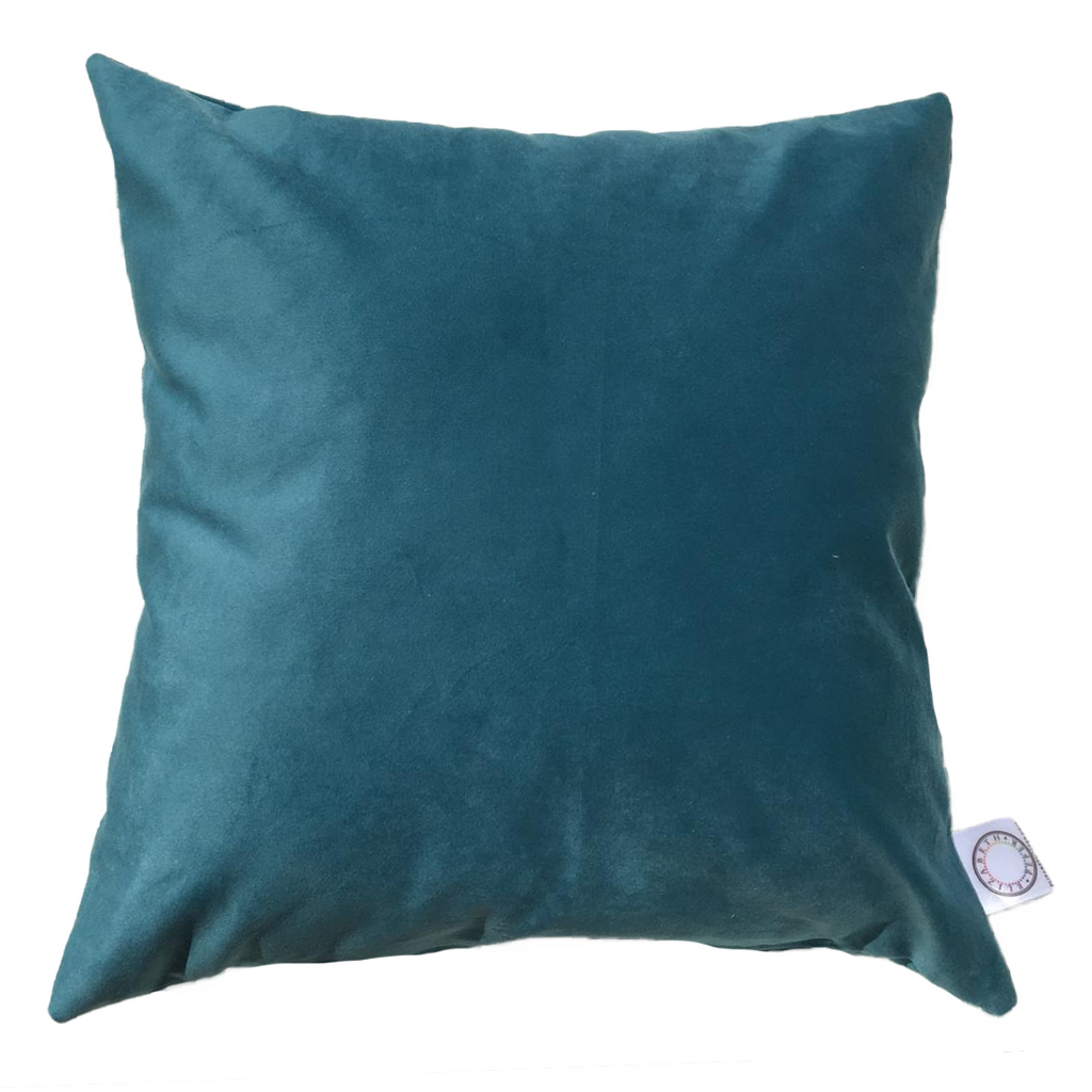 Funda para Cojín Decorativo Turquesa Suave