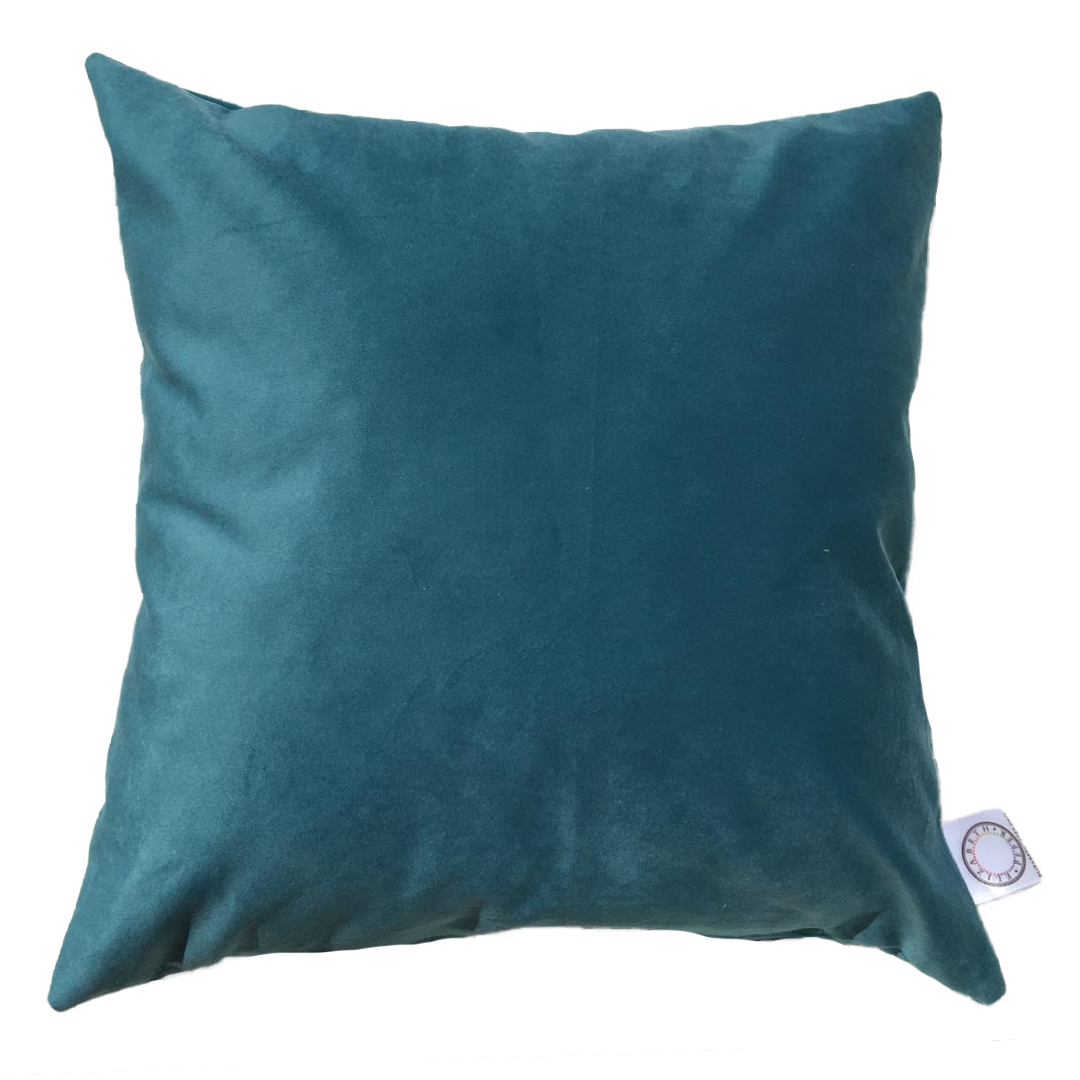 Funda para Cojín Decorativo Turquesa Suave