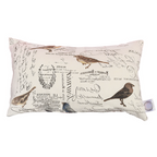 Funda para Cojín Decorativo Aves Crema