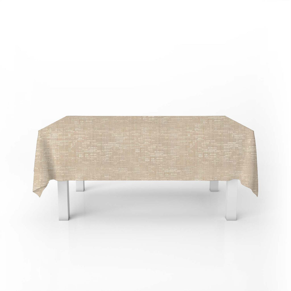 Mantel Para Mesa De Tela Color Textura Crema
