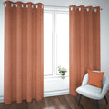 Set de Cortinas Blackout 2 Paños de 140 x 220 cm Naranja